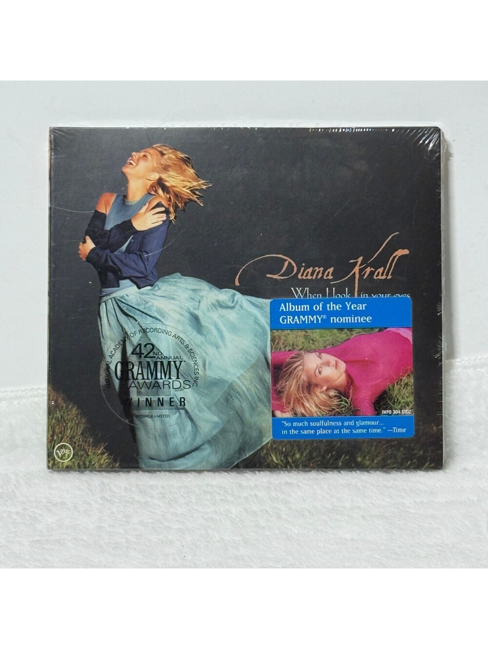 Diana Krall When I Look in Your Eyes CD 1999 NEW Sealed Digipak Grammy Sticker